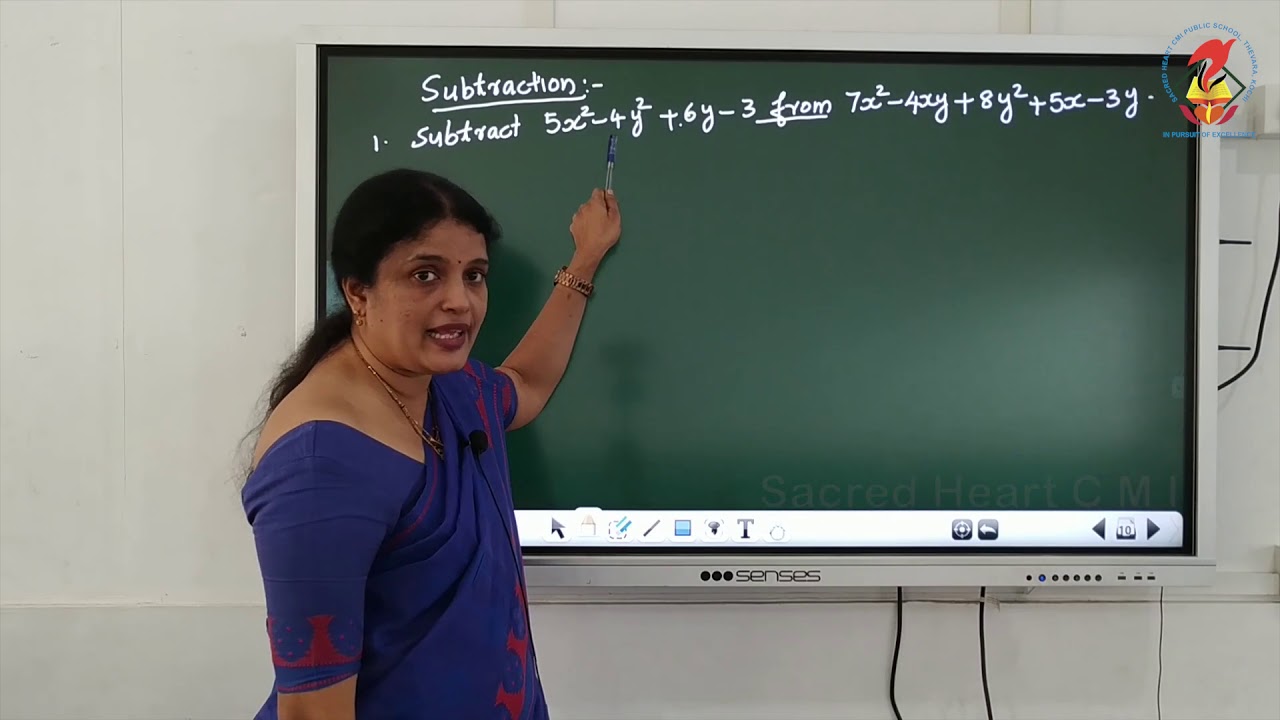 Maths08   Chapter 09   Algebraic Expressions and Identities   Video 02   Addition & Sub