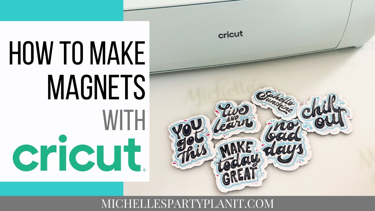 How To Make Magnets with Cricut the Easy Way!