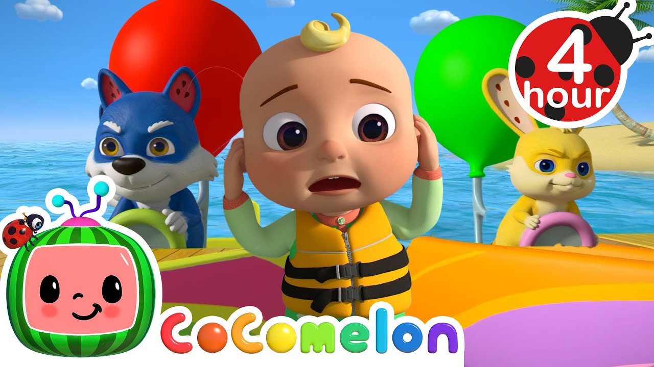 Yacht Race at the Beach... With Balloons + More | Cocomelon - Nursery Rhymes | Fun Cartoons For Kids