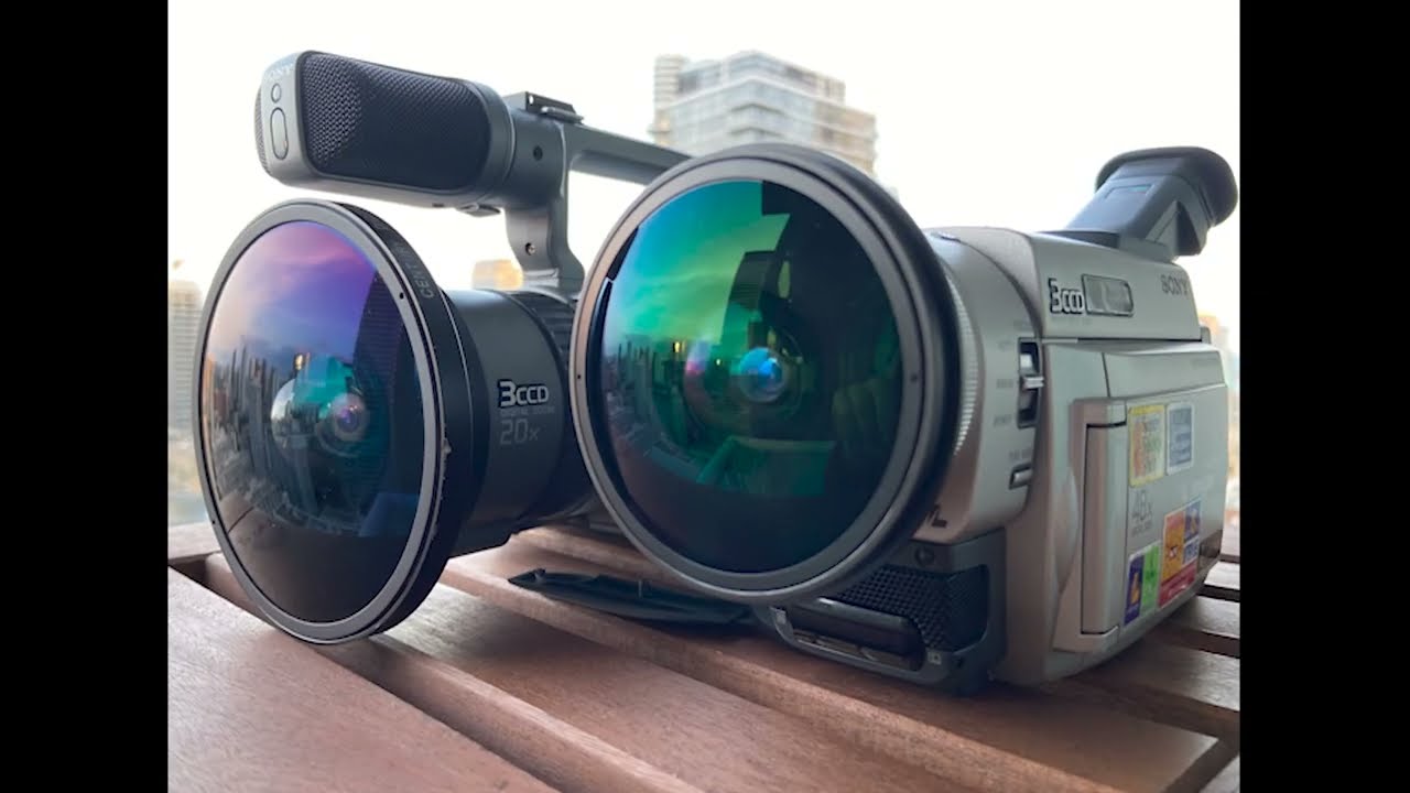 TRV900 vs VX1000 fisheye comparison