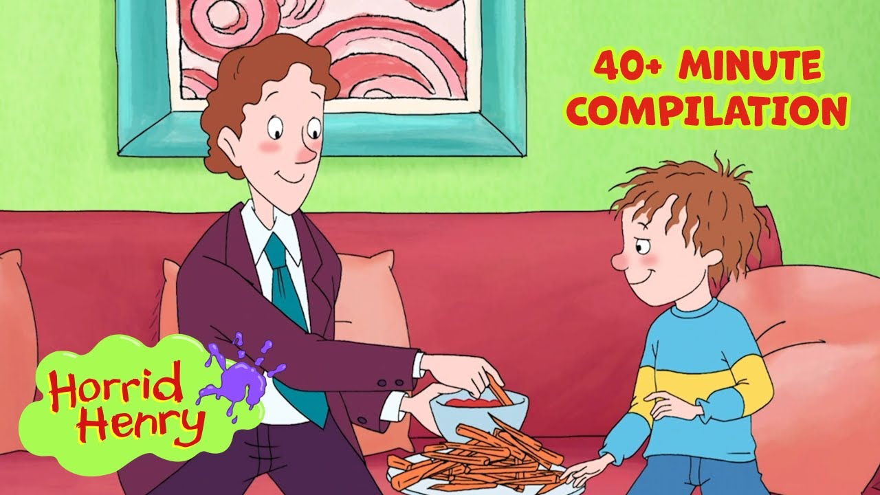 Is Henry's Dad The BEST Parent EVER!? 😲 Horrid Henry Compilation | 40+ MINS | Cartoons for Kids
