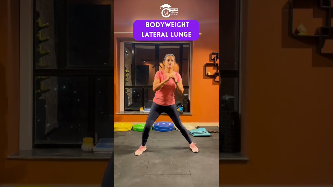 BodyWeight Lateral Lunge - Legs Workout - OWA - Optimum Wellness Academy