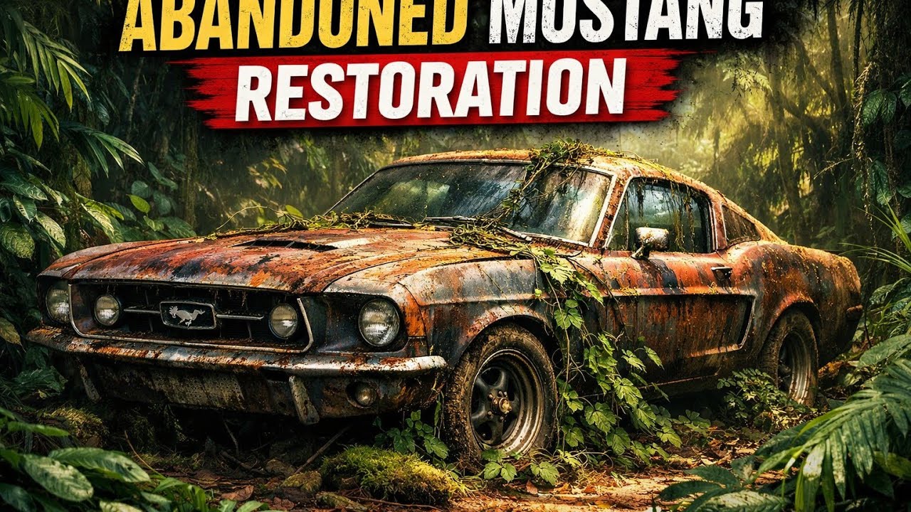 This Mustang Fastback 1968 Was Left to Die… Watch Its Incredible Restoration