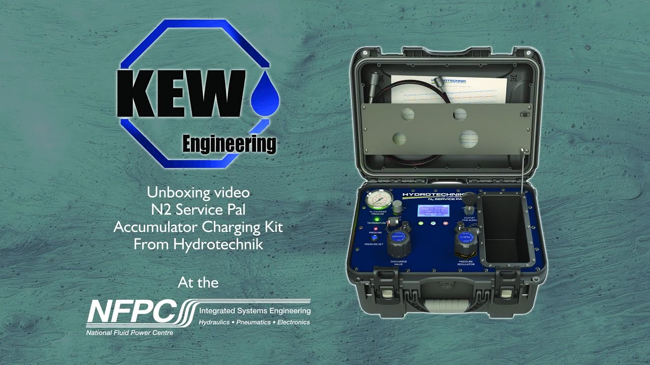 KEW Engineering unbox the Hydrotechnik N2 Service Pal digital Nitrogen testing and charging kit
