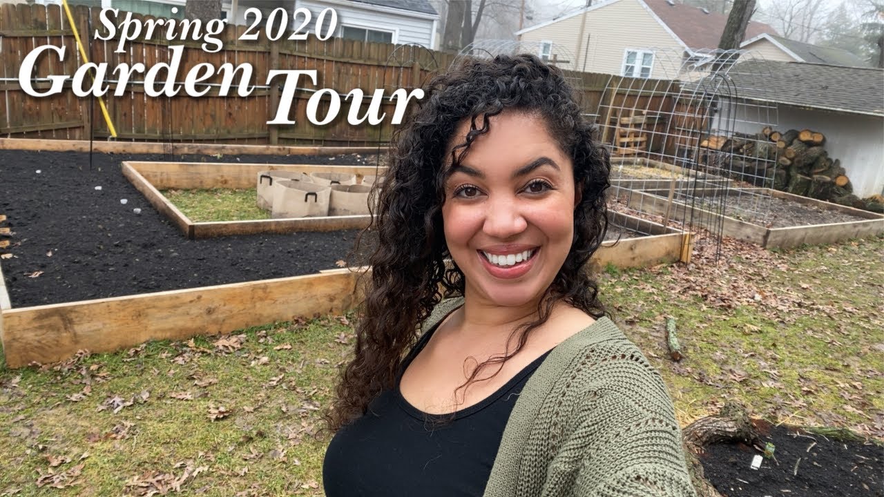 DIY Raised Beds Vegetable GARDEN TOUR 2020