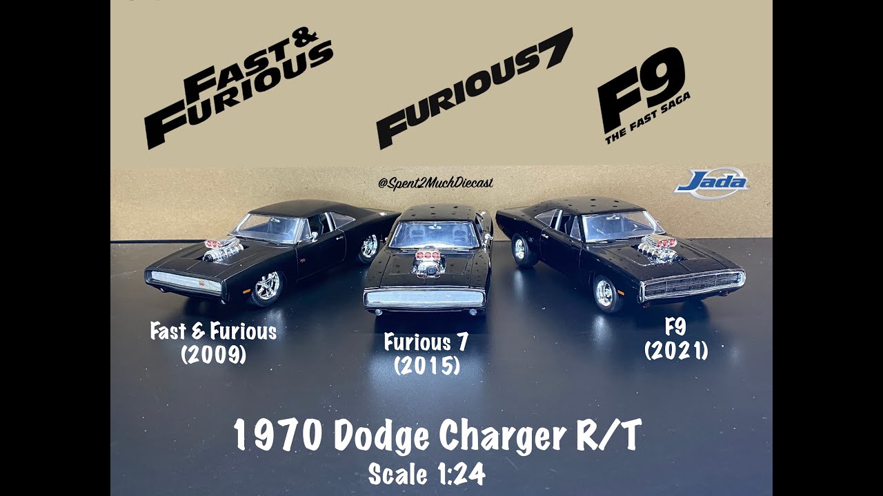 1970 Dodge Charger R/T By Jada NEW 2025 Fast & Furious Release - Furious  7 - F9 Diecast Unboxing