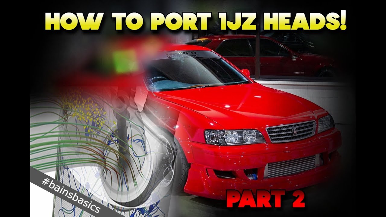 How to port 1jz and 2jz heads. by Bain racing #howtoport #2jz #porting