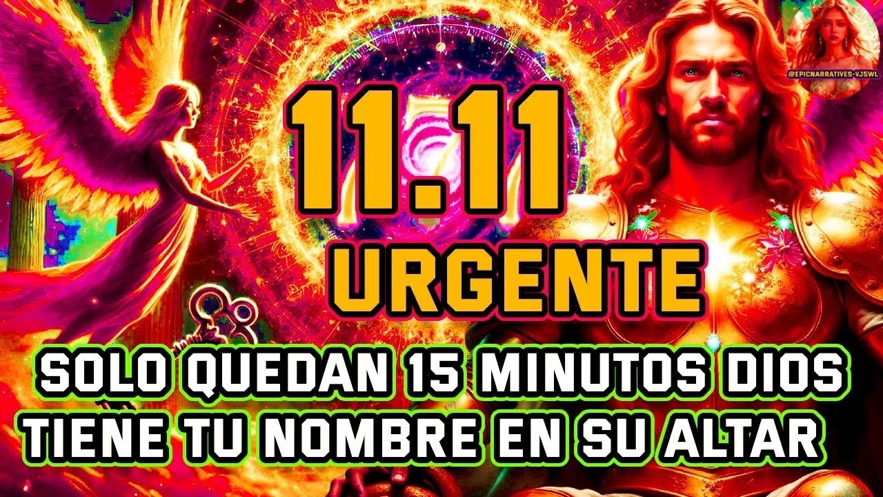 1111🚨URGENTE🚨SOLO QUEDAN 15 MINUTOS, SAN MIGUEL TE SUPLICA QUE NO LO IGNORES, DIOS TIENE TU NOMBRE