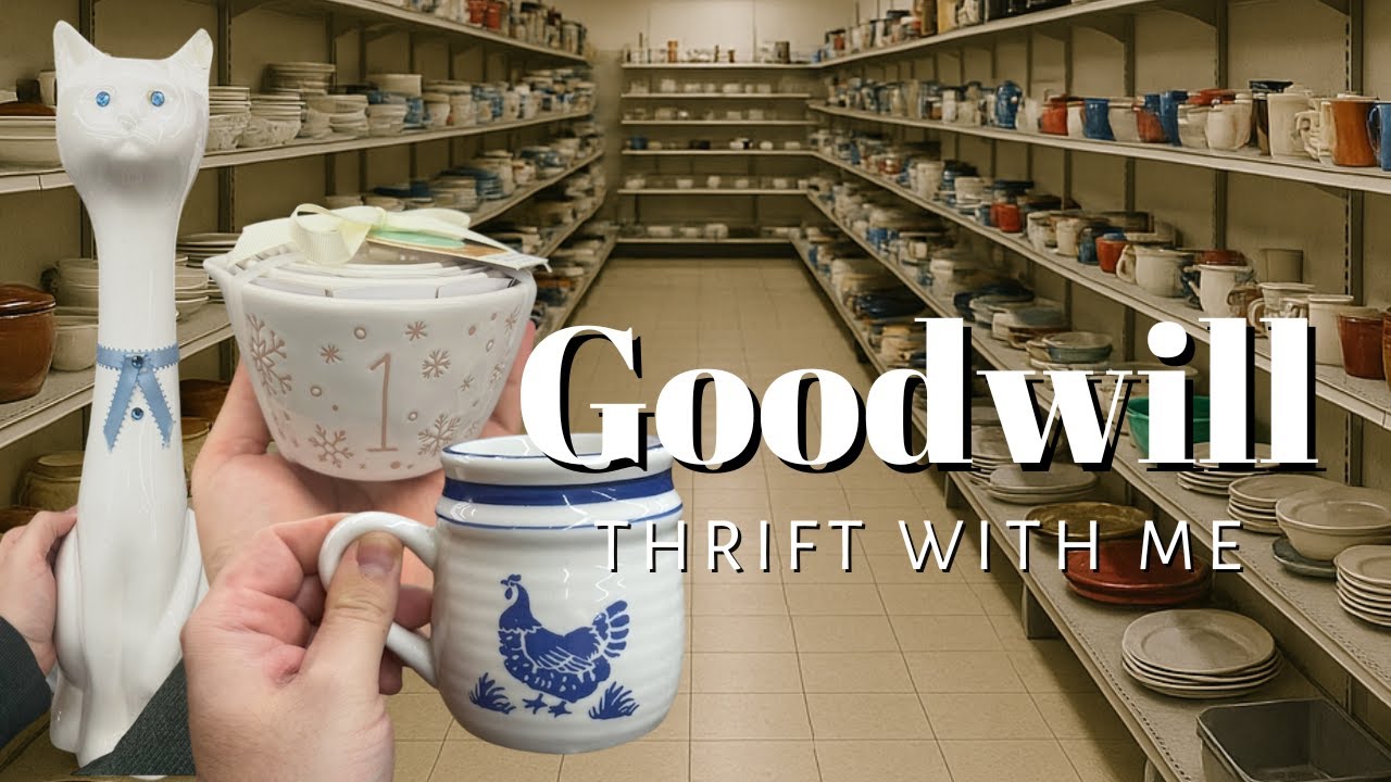 GOODWILL OF ORANGE COUNTY THRIFT WITH ME #goodwill #thriftwithme #thriftstorefinds