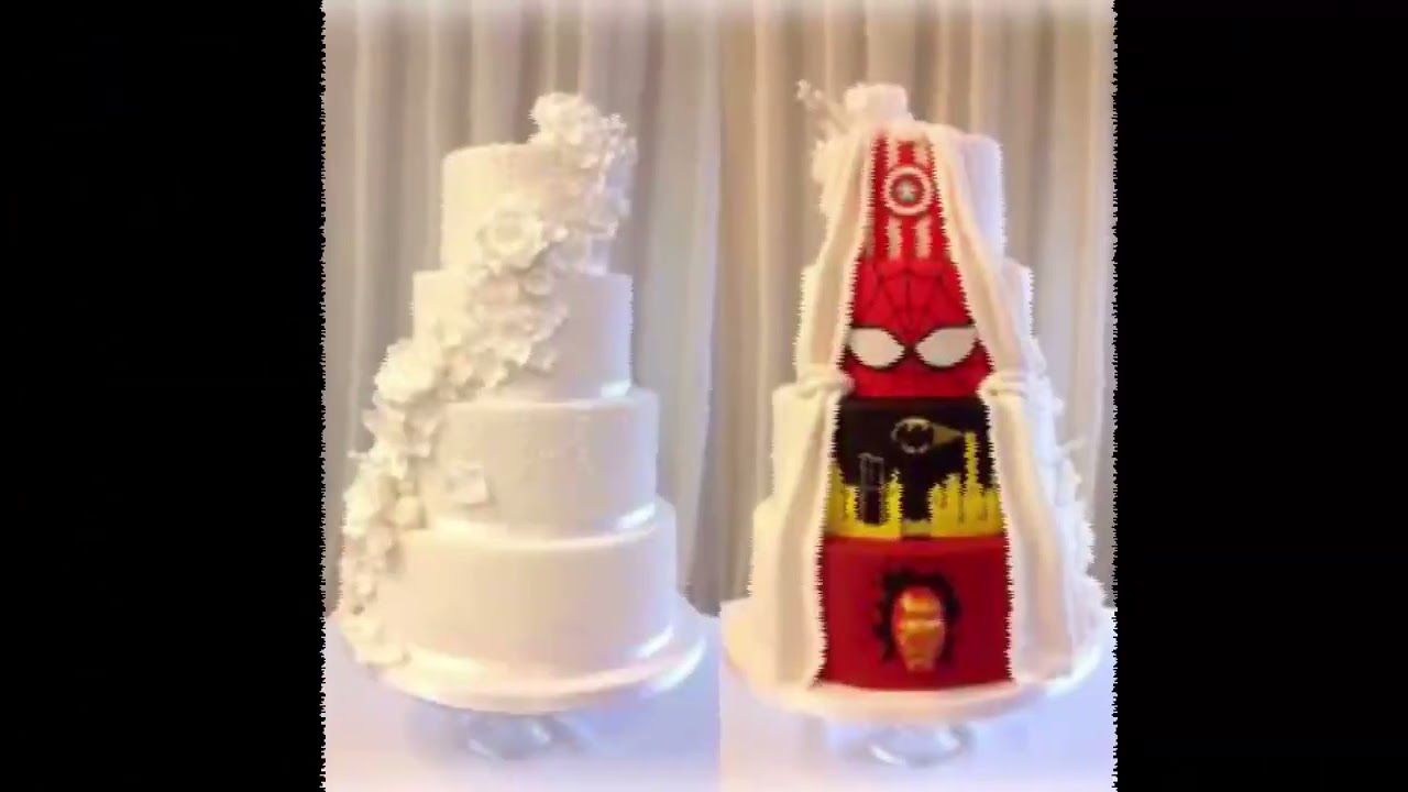 Bolo de casamento divertidos, diferente e