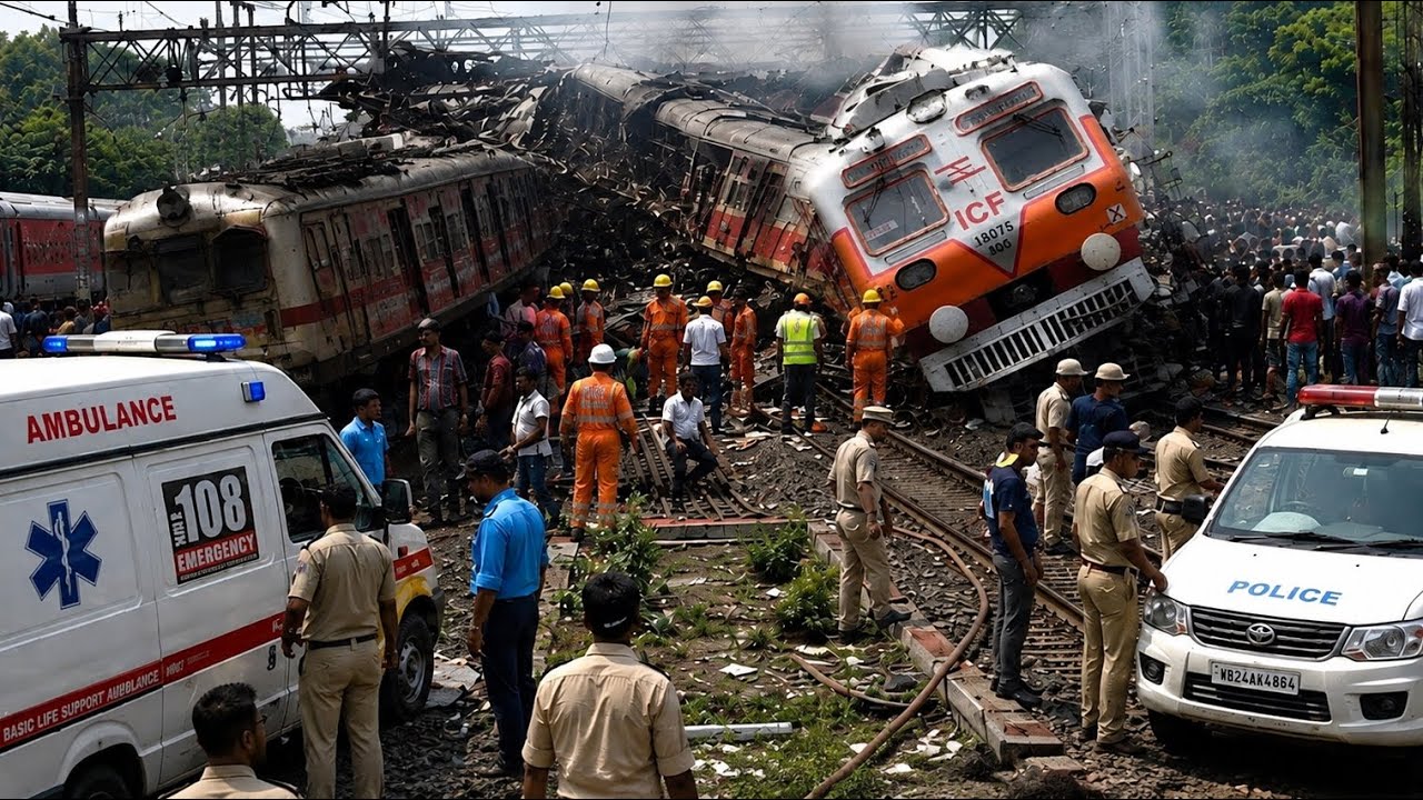😱 Train Crash Horror! Emergency Rescue Operation Begins