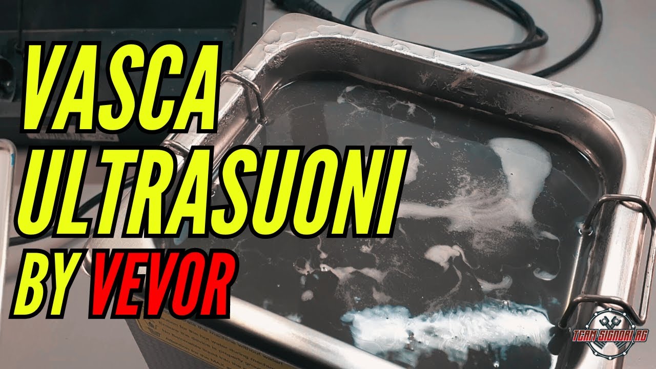 ECCO COME FUNZIONA UNA VASCA AD ULTRASUONI  DELLA VEVOR !!! PER PULIRE IN PROFONDITA' L'IMPENSABILE!