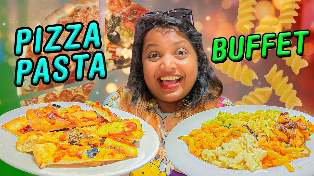 චීනෙන් තව බඩක් ඉල්ලුවා | Unlimited Pasta & Pizza Buffet | Amagi Aria - Negombo
