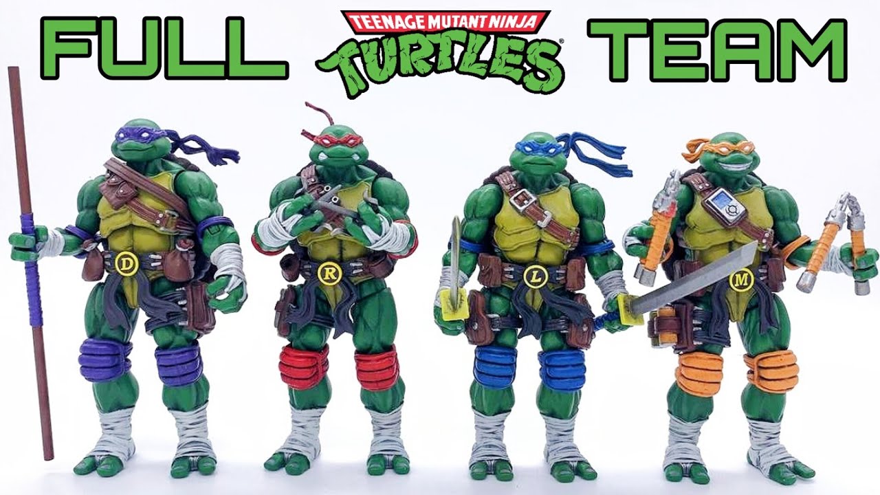 Обзор набора Joytoy TMNT Complete Turtle Team 🐢