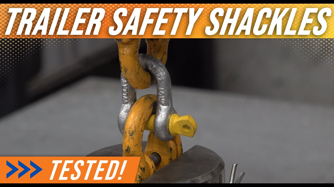 TEST: Towing Safety Chain Shackles - what do they break at?
