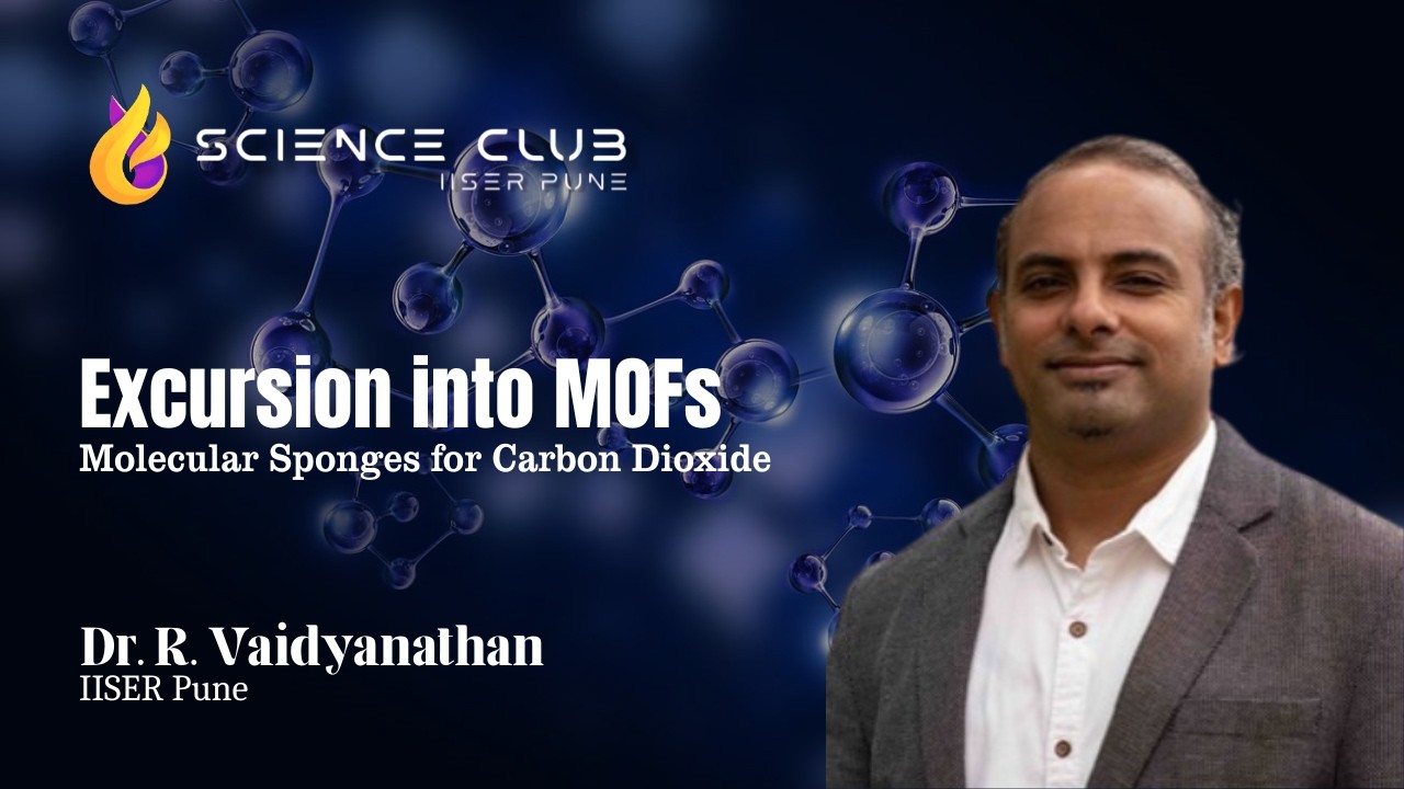 Sneak Peek | Excursion into MOFs: Molecular Sponges for Carbon Dioxide by ​Prof. R. Vaidhyanathan