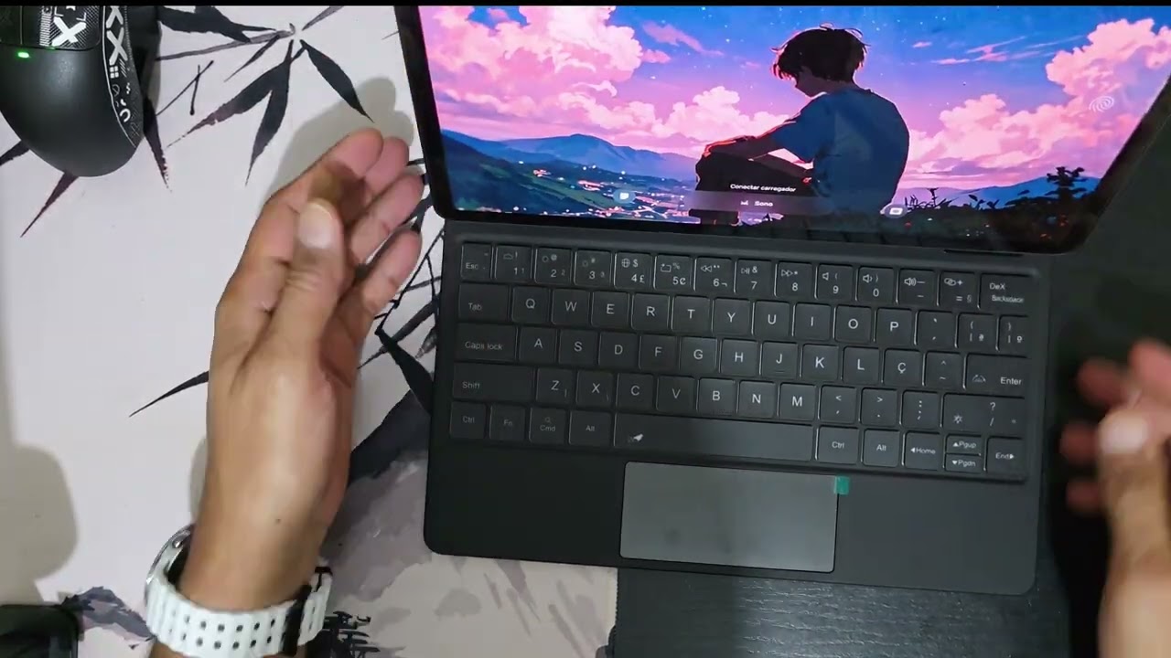 Capa Teclado Bettdow para TAB S9 PLUS - Unboxing