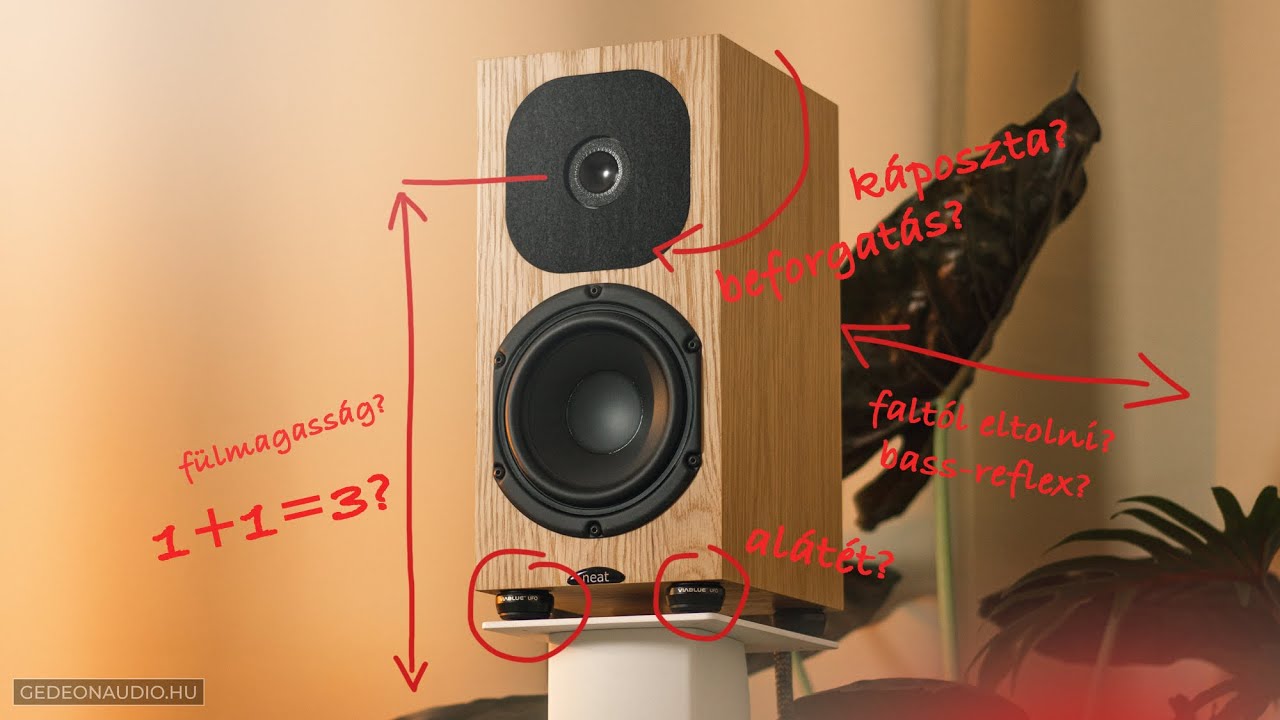 HiFi Kezdőknek: Hangfal Elhelyezés, Rezgéscsillapítás, Állvány és LÉNYEGRE TÖRÉS!