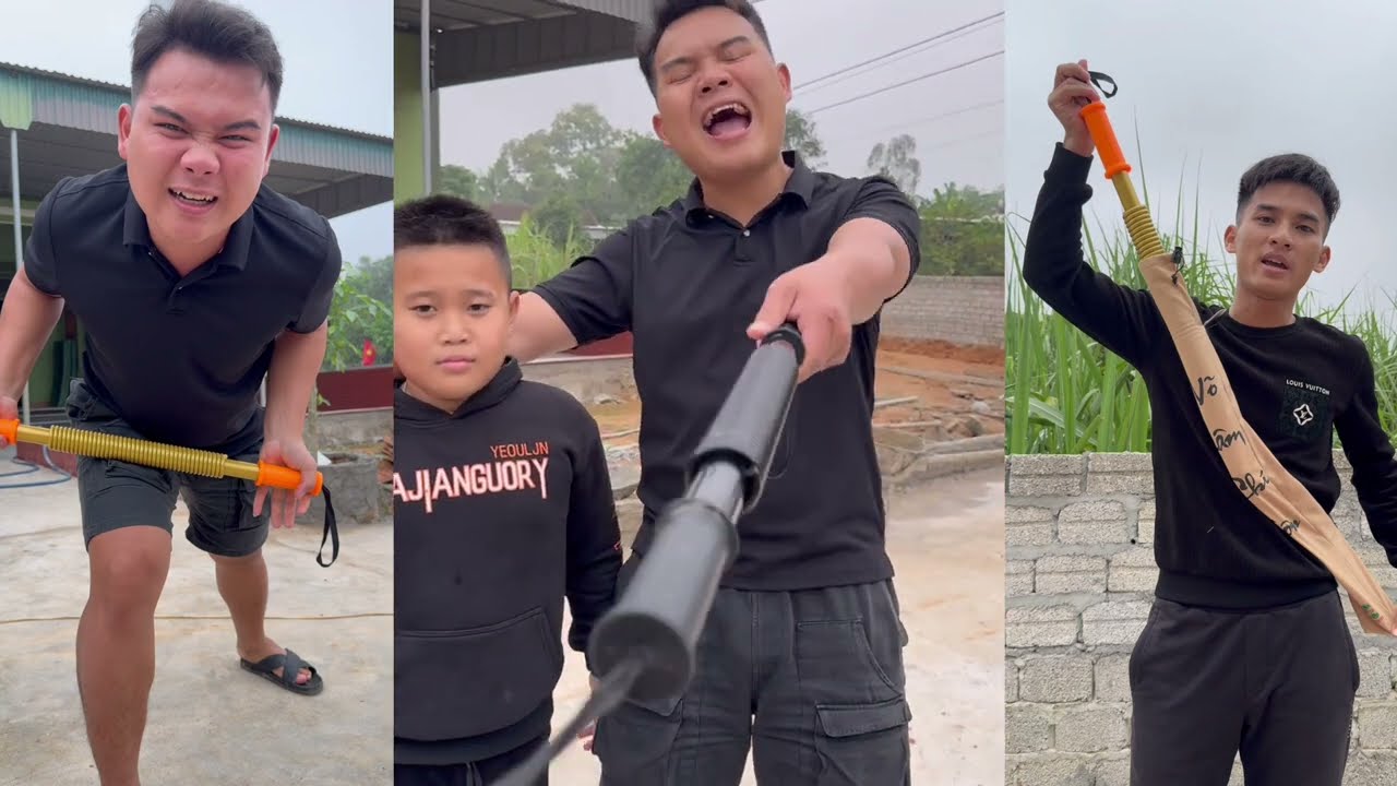 Anh Tippi Bẻ Gậy L&ograve; Xo 100kg | B&eacute;o Khổng Lồ Th&aacute;ch Đấu Với Anh Tippi T1,2 - Tippi Vips