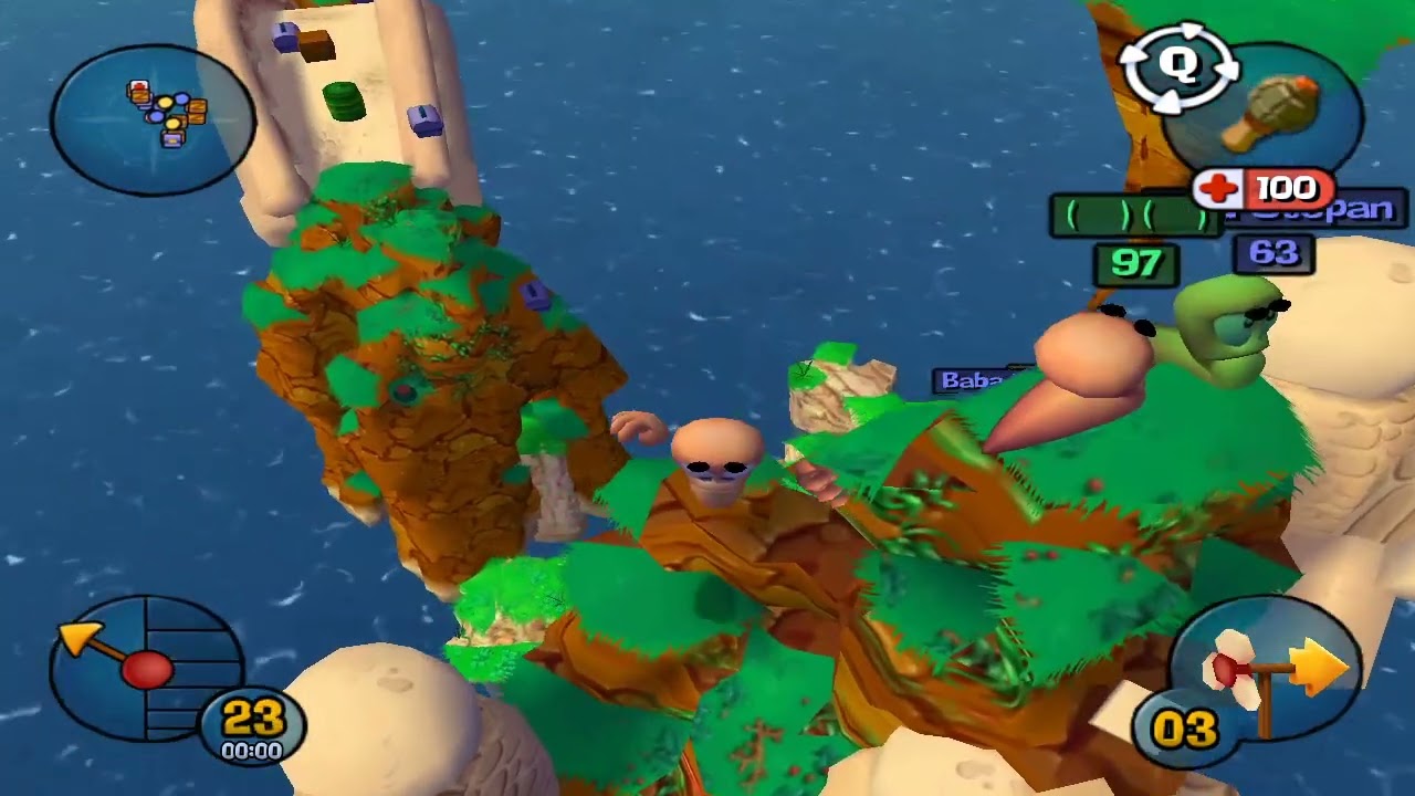 Worms 3D Multiplayer Online | Вормс 3Д мультиплеер онлайн + comments | Date 09.03.2022