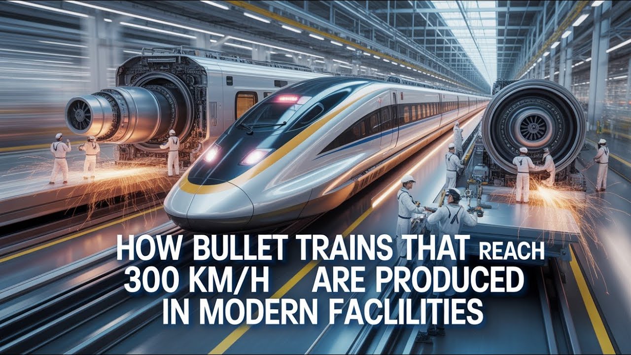 How 300 km/h Bullet Trains Are Built: Inside Modern High-Speed Train Factories