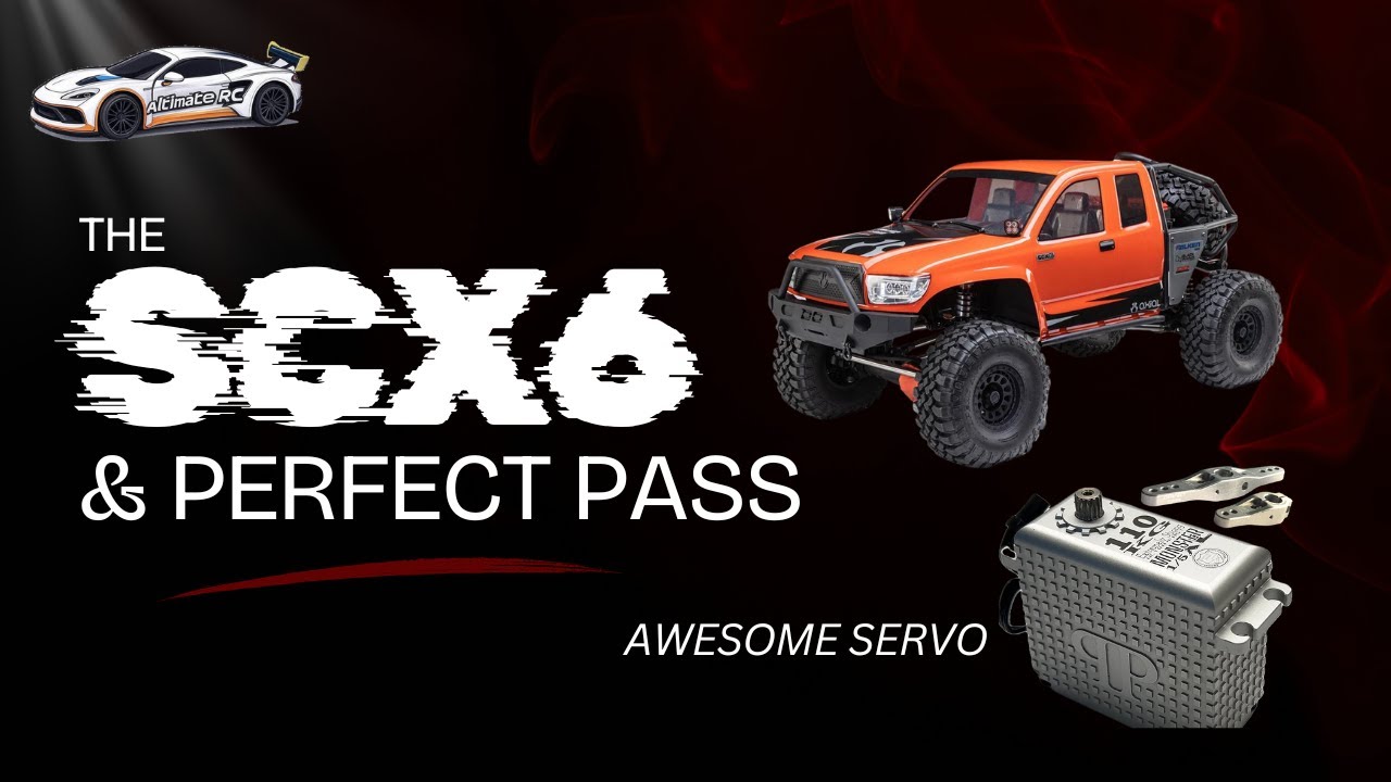 SCX6 Winter Wonderland Crawl + Perfect Pass 1/5 Scale Monster XL Servo