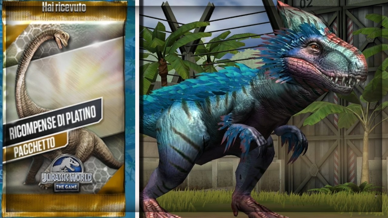 RICOMPENSA PLATINO + YUDONTE LVL 20 + SEGNOSUCO | JURASSIC WORLD THE GAME S2 #476
