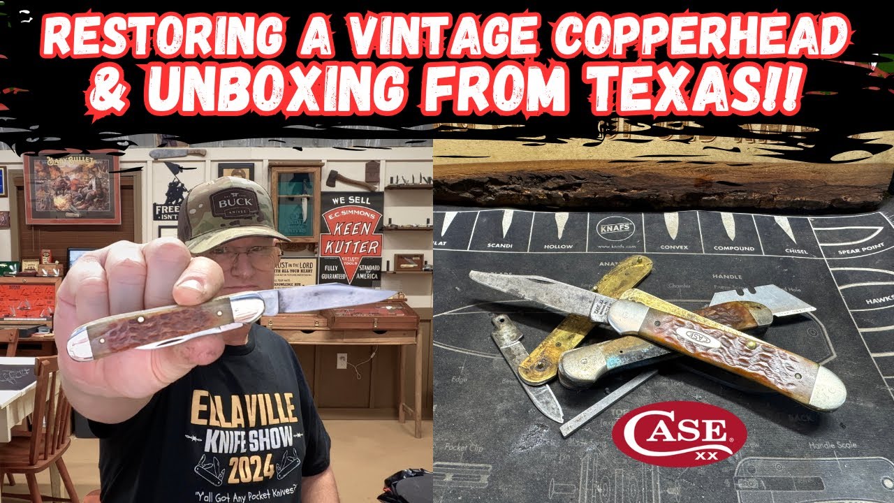 Restoring a Vintage Case XX Knife & Unboxing from Texas!