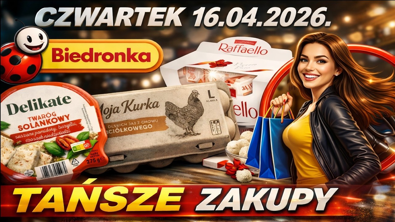 BIEDRONKA | To się dzisiaj opłaca kupić | Czwartek 16.04.2026.