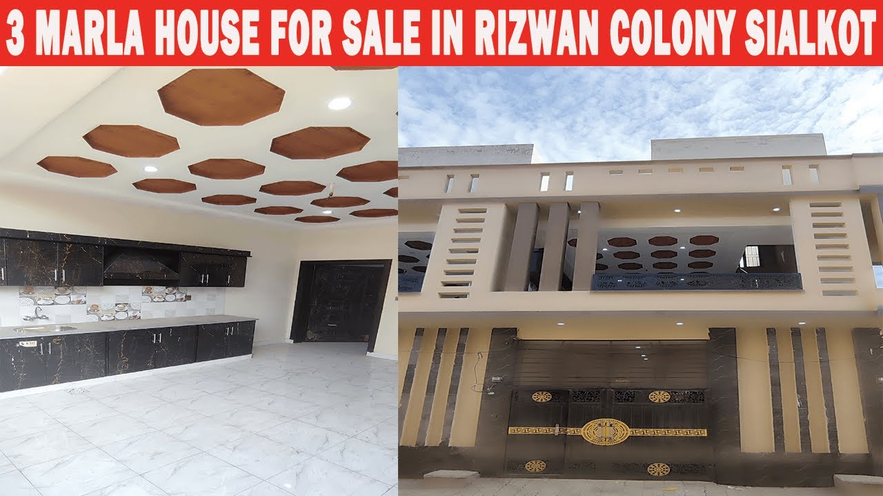 3 Marla House For Sale In Rizwan Colony Sialkot