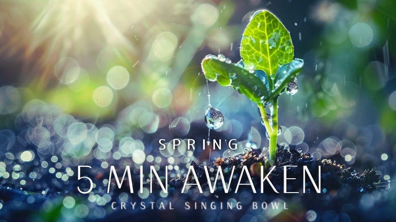 5 Minute Meditation – Spring Awakening & Crystal Singing Bowl