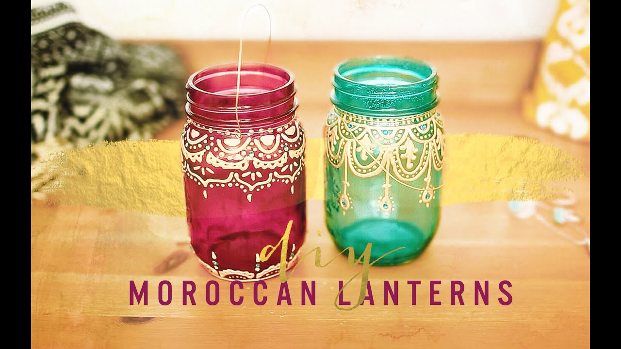 BOHEMIAN ROOM DECOR: DIY MOROCCAN LANTERNS