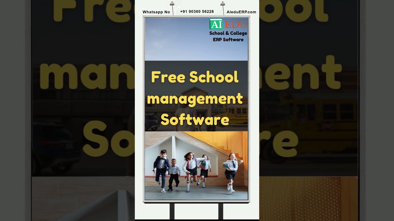 Best School management software for free | School management system for free #schoolerpsoftwarefree