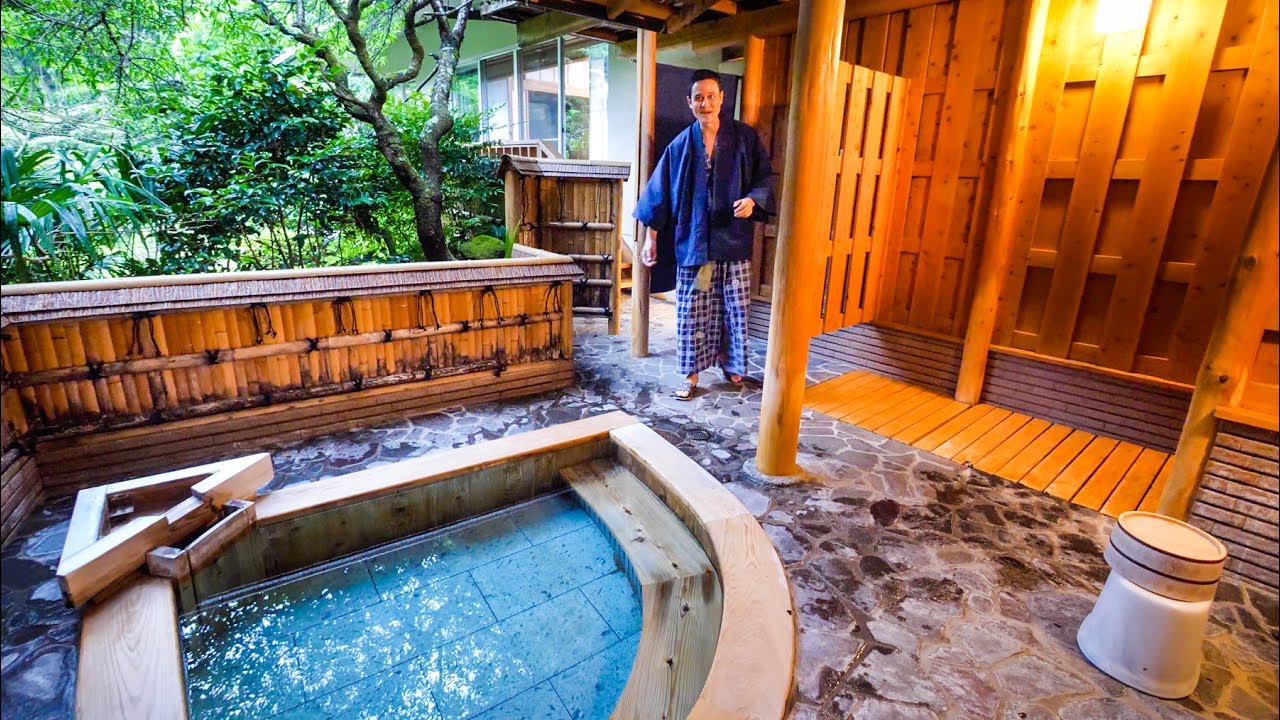 Japanese Ryokan Tour - AMAZING PRIVATE ONSEN in Hakone, Japan | $708.16 Per Night!