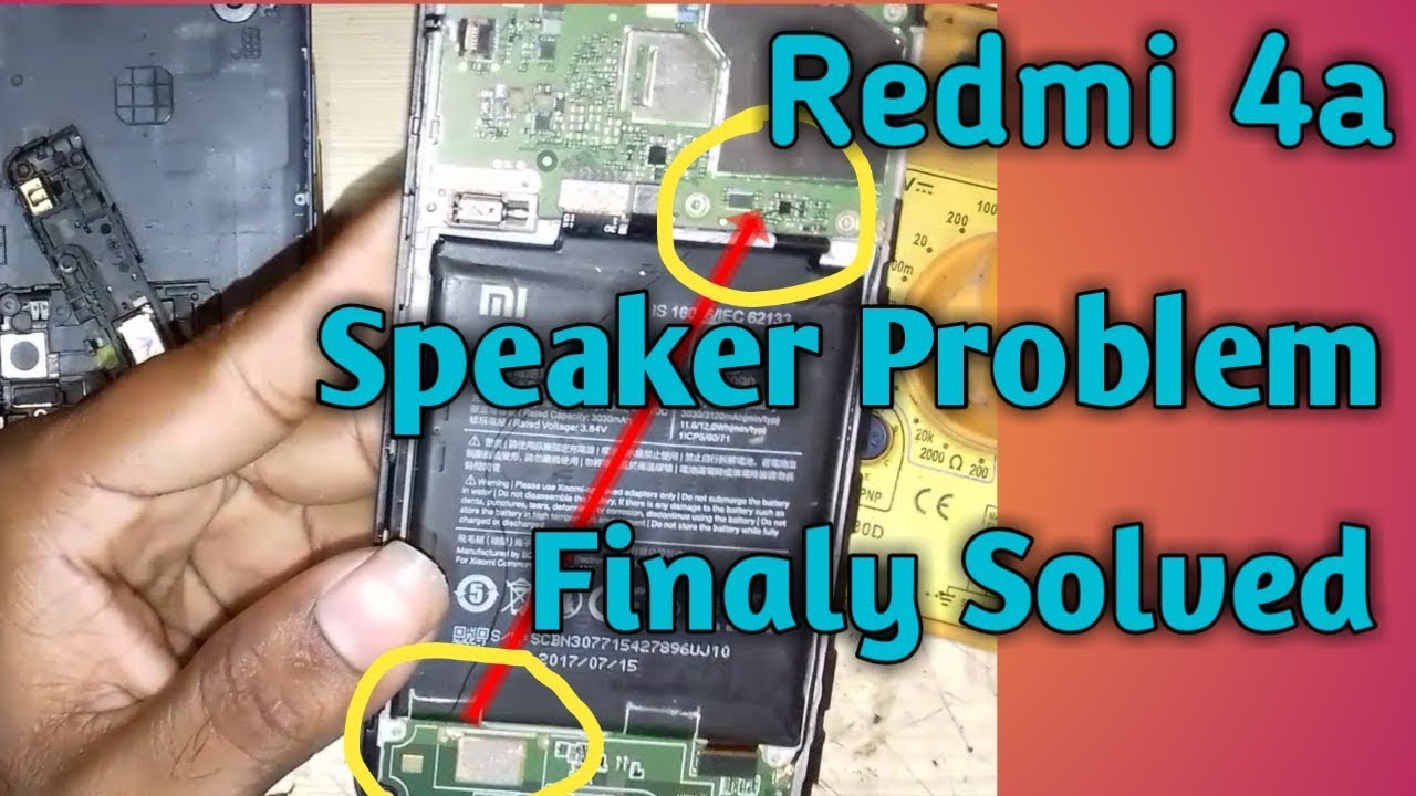 Mi 4A Back Speaker/Ringer Not Working 100% Done By hindi Indian Technology