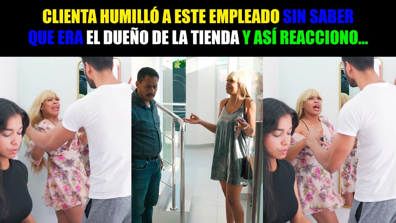 Clienta humilló a este empleado sin saber que era el dueño de la tienda y así reacciono