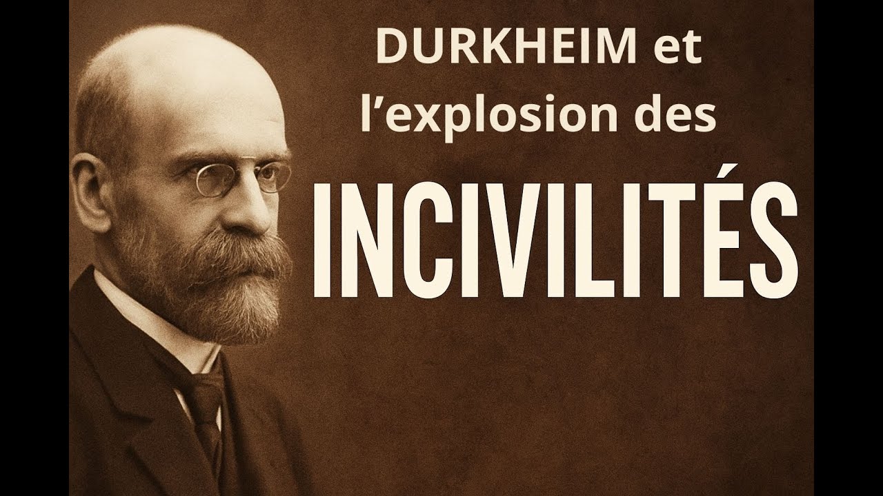 Durkheim et l&rsquo;explosion des incivilit&eacute;s : comprendre notre &eacute;poque.
