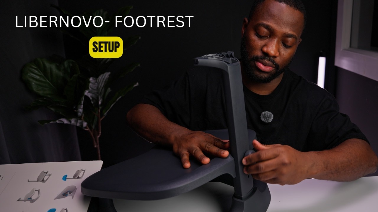 LiberNovo Footrest Setup | Home Office Desk Upgrade