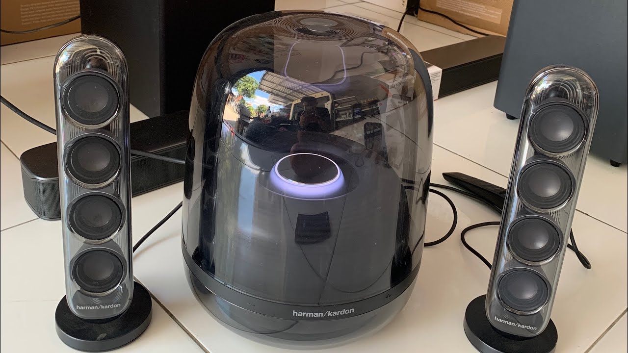 HARMAN KARDON SOUNDSTICKS 4 BASS TEST BY SOSUSU STORE