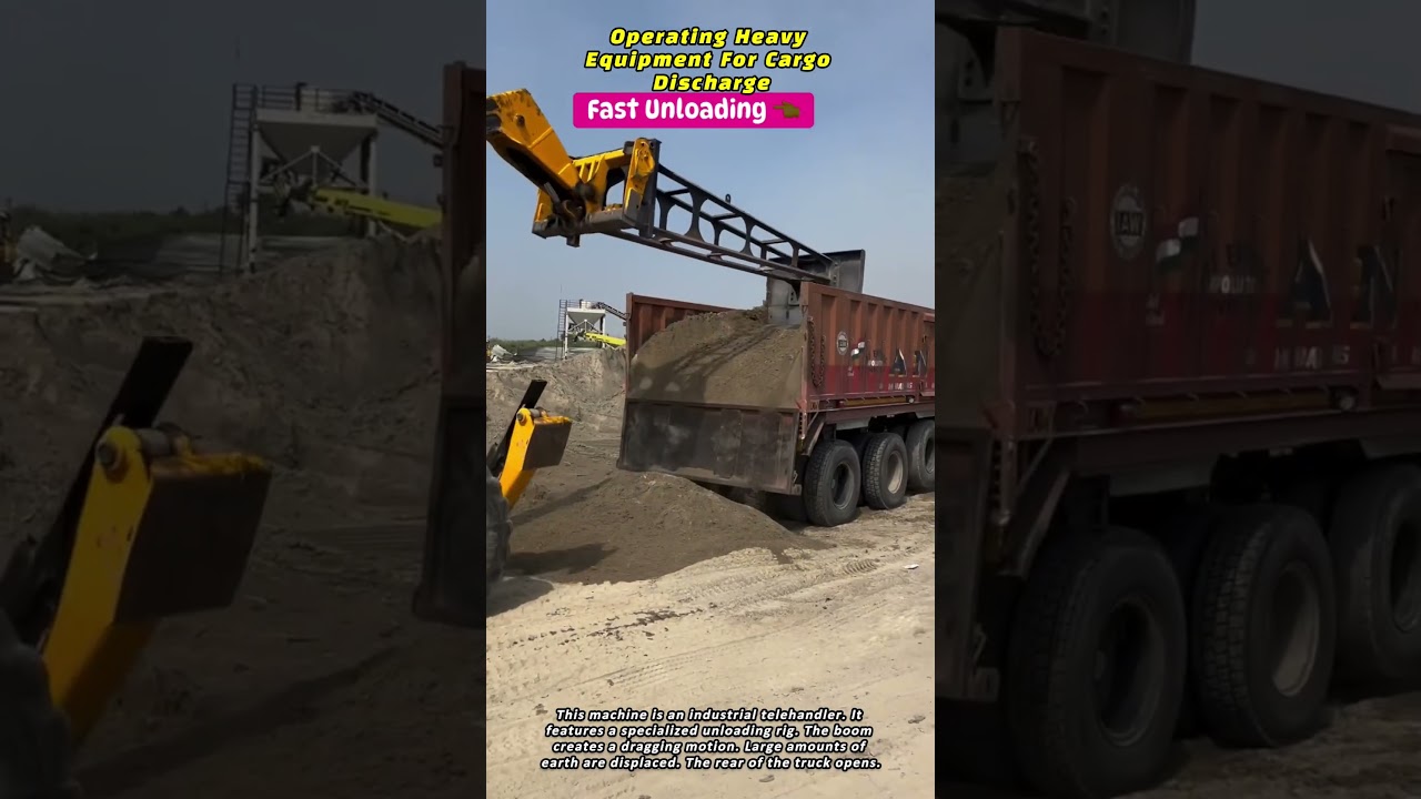 Operating Heavy Equipment For Cargo Discharge