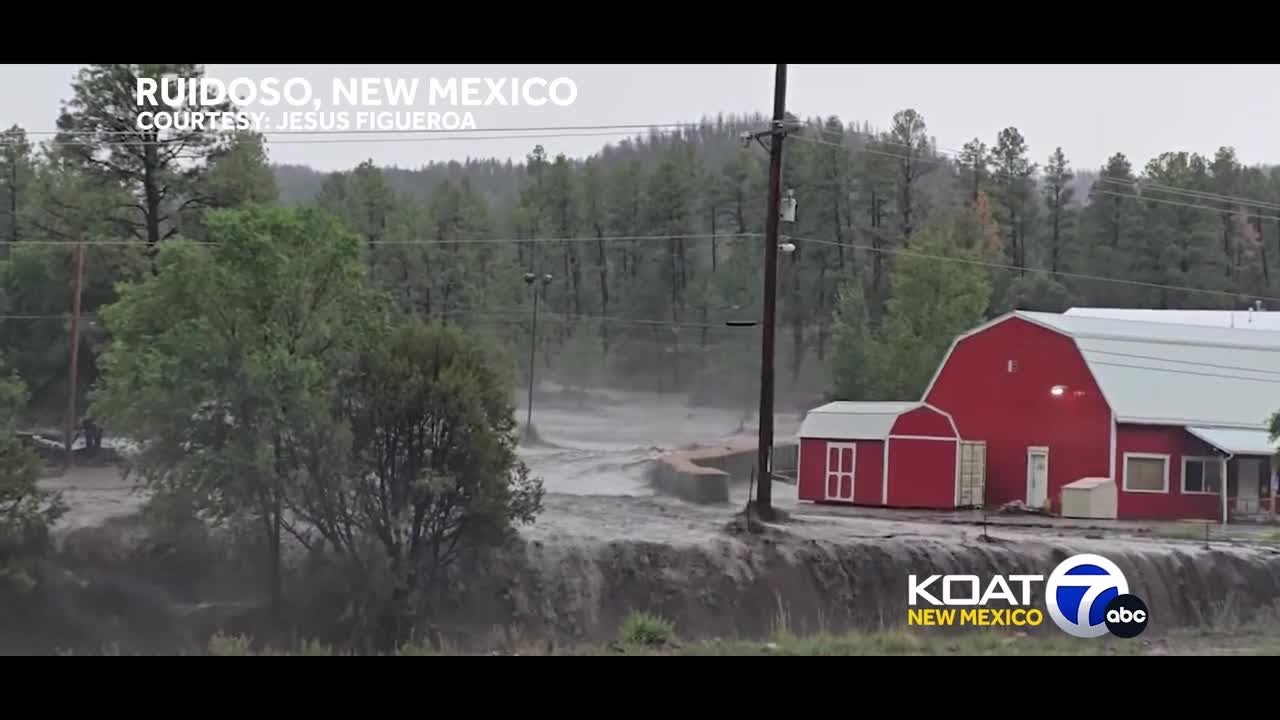 Ruidoso Flash Flooding on July 17, 2025