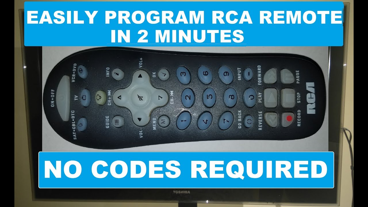 Программирование универсального пульта RCA (RCR312WR) для телевизора