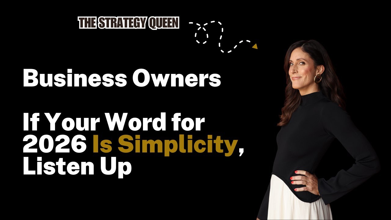 If Your Word for 2026 Is Simplicity, Listen Up