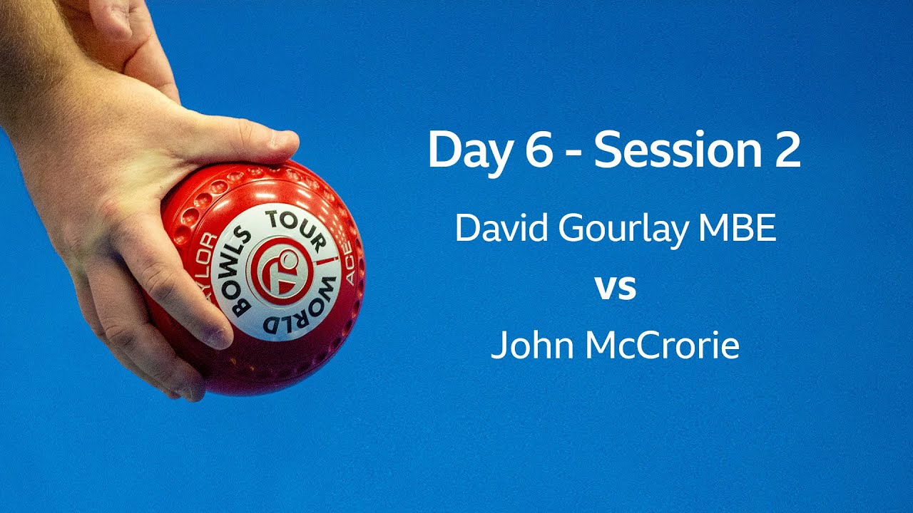 Just. 2020 World Indoor Bowls Championships: Day 6 Session 2 - David Gourlay MBE vs John McCrorie
