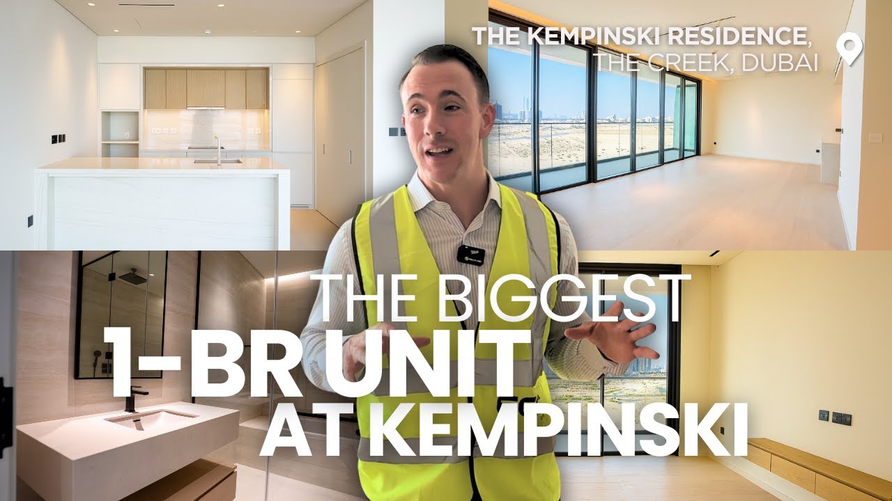 The Biggest 1 Bedroom at Kempinski Residence, The Creek, Dubai | Luxury Property Walkthrough