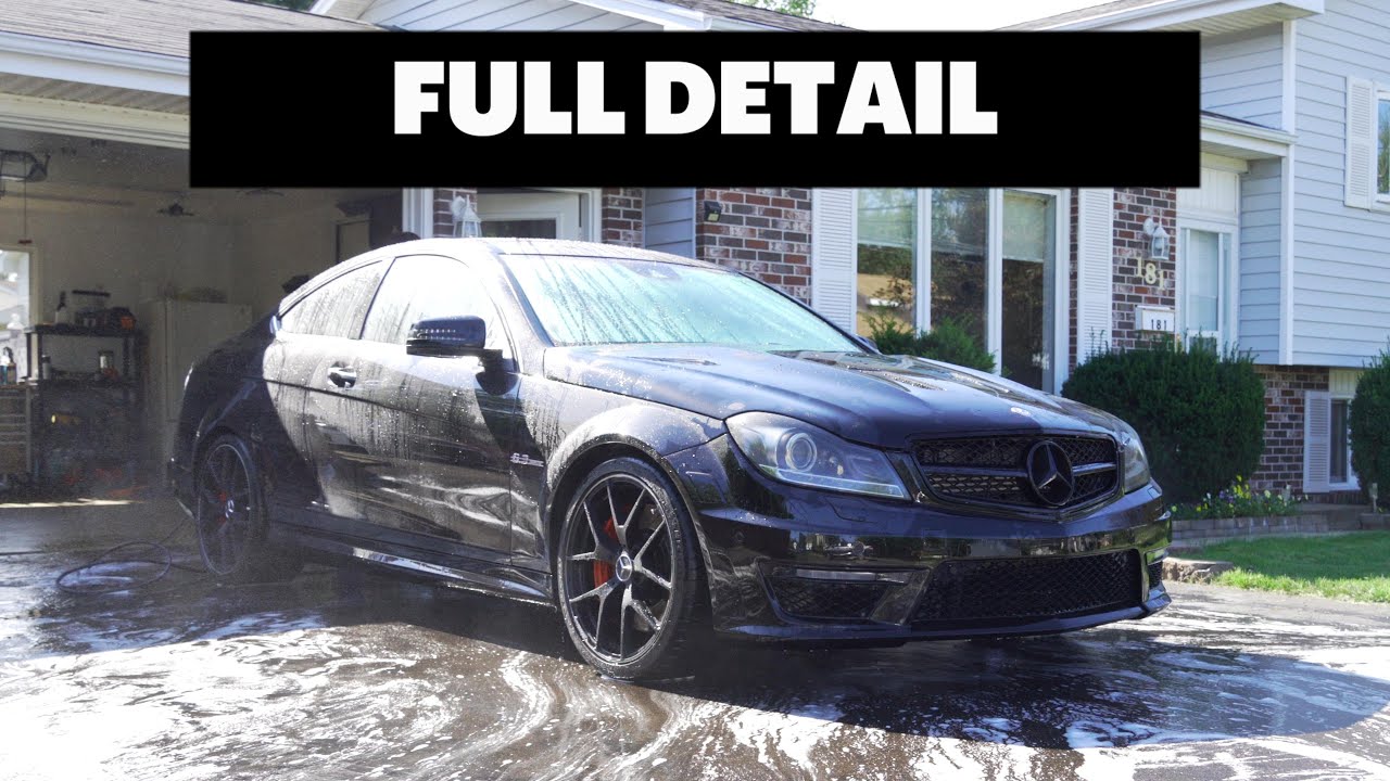 Mercedes C63 AMG Deep Clean | Decon Wash & Polish | ASMR