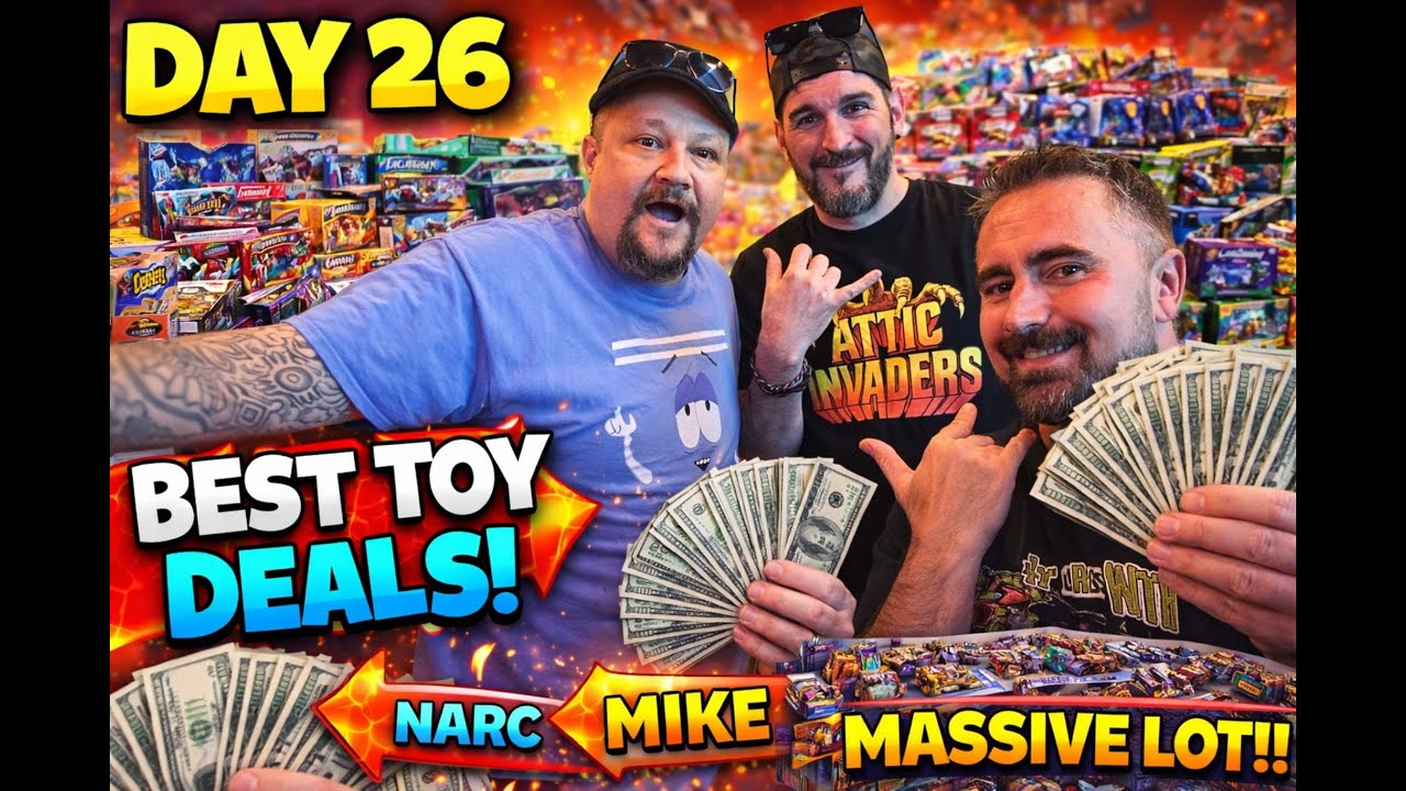 Collecting Cash Day 26 | Toy Challenge #3 & a MASSIVE Video Game Lot Buy!