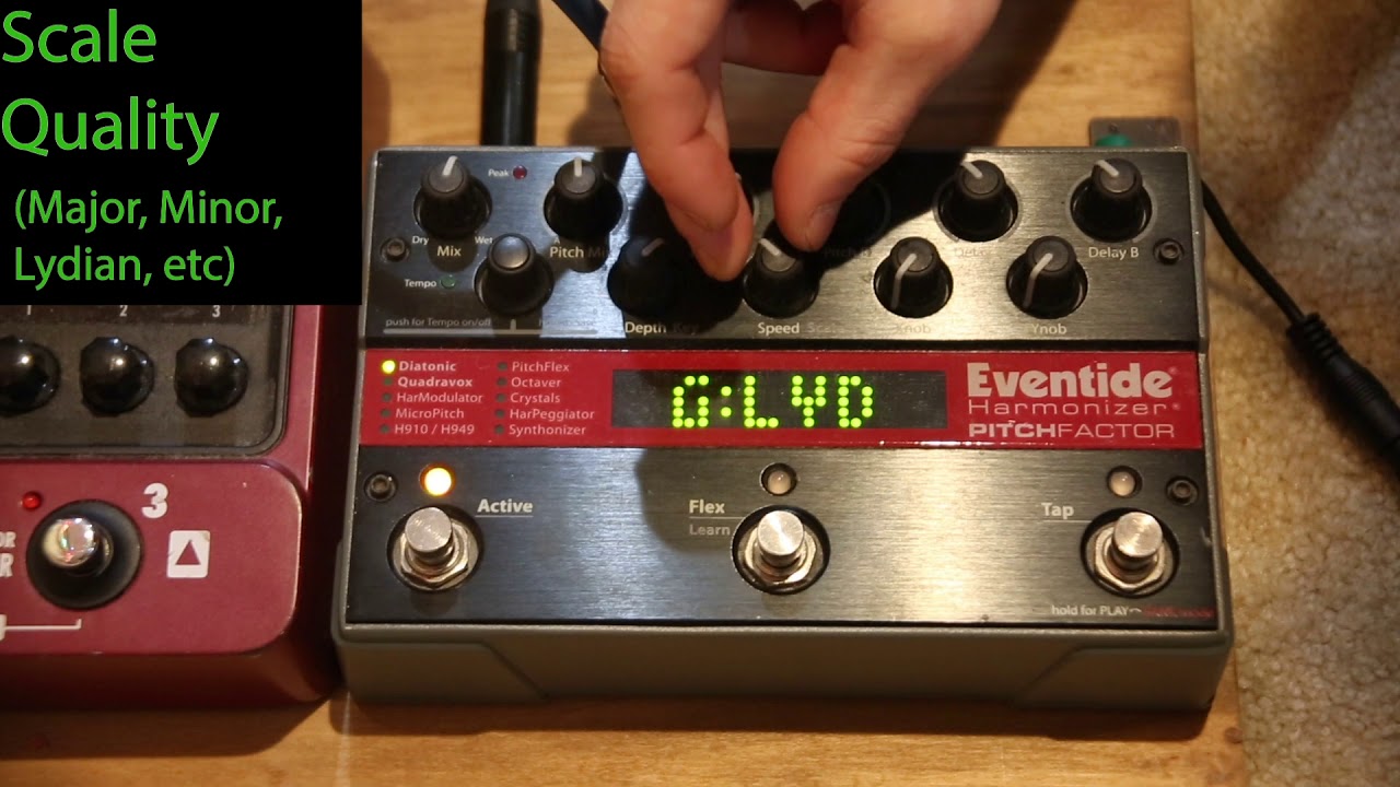 Eventide Pitchfactor, Demo 1 - Diatonic