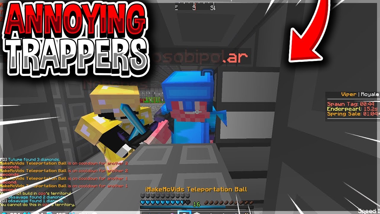 the most annoying trappers in the game... | Minecraft HCF