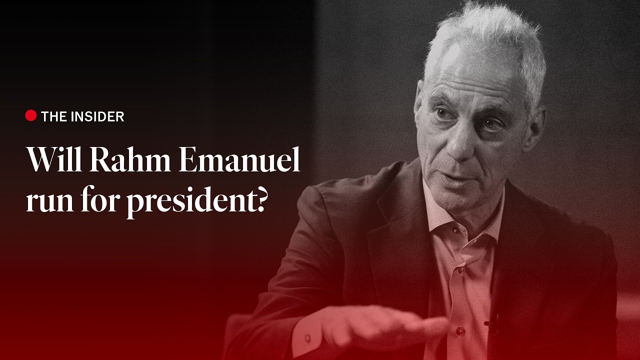 Czy Rahm Emanuel wystartuje w wyborach prezydenckich? | The Economist